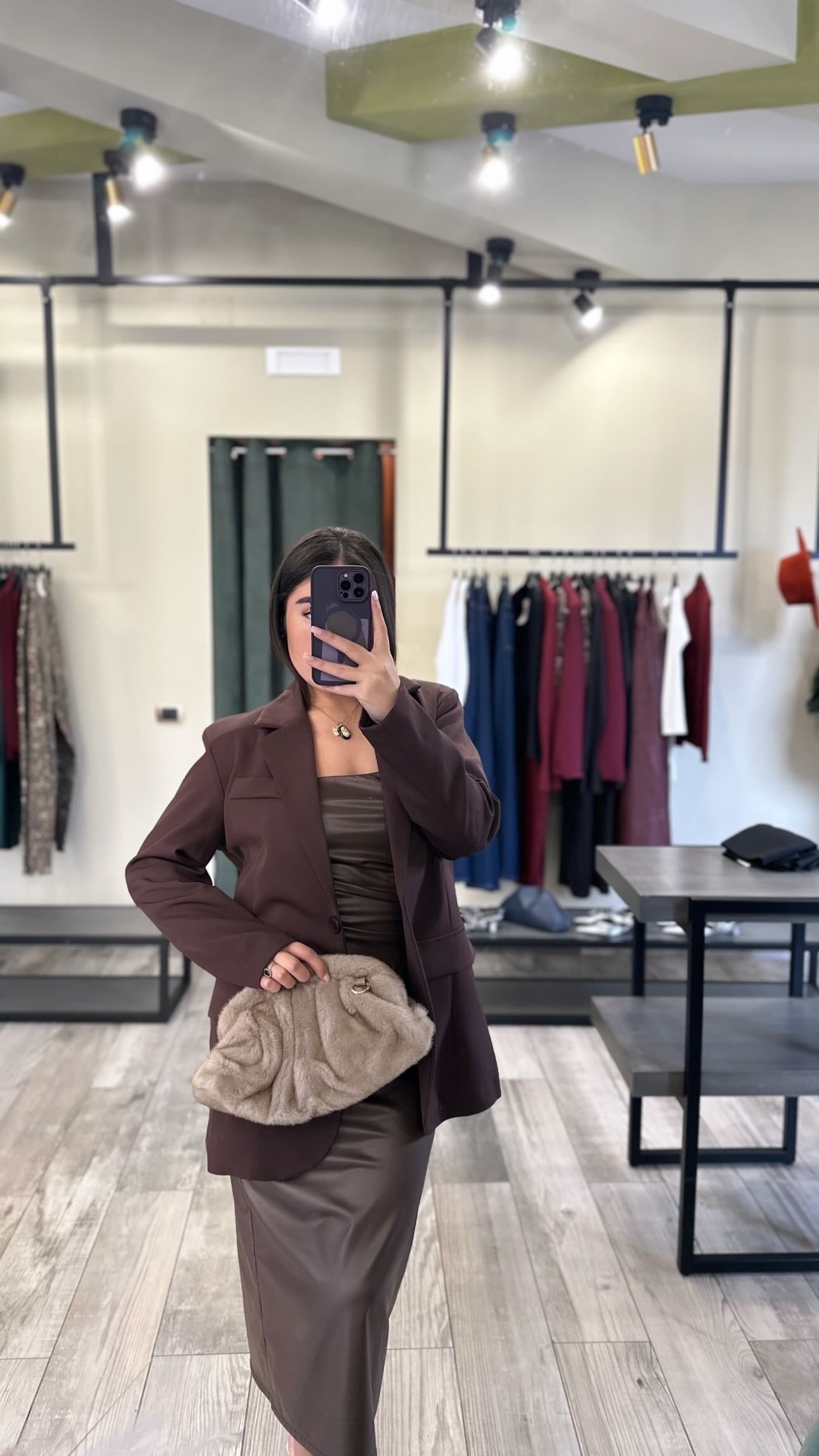 BLAZER OVERSIZE (brown)