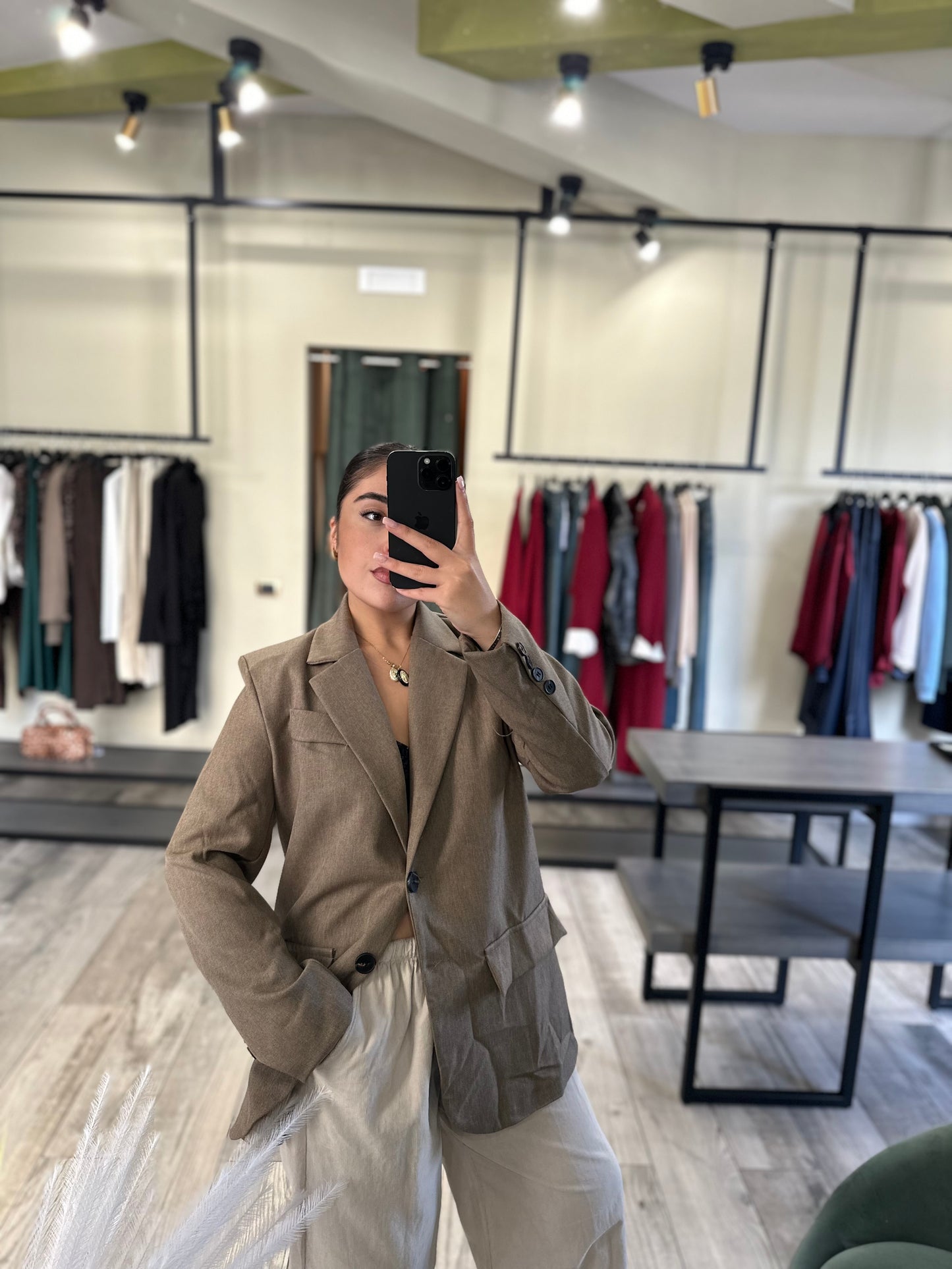 BLAZER OVERSIZE (beige)