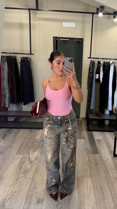 JEANS STRASS