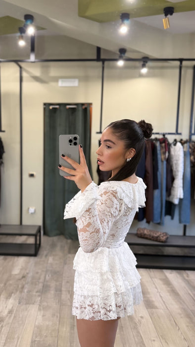 DRESS WHITE LEO - 7545