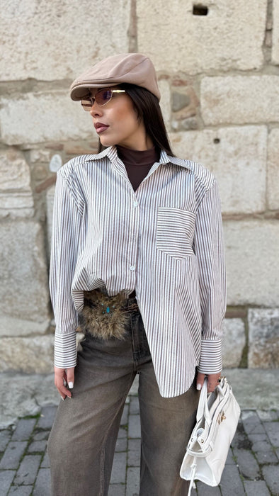 CAMICIA A RIGHE JUST