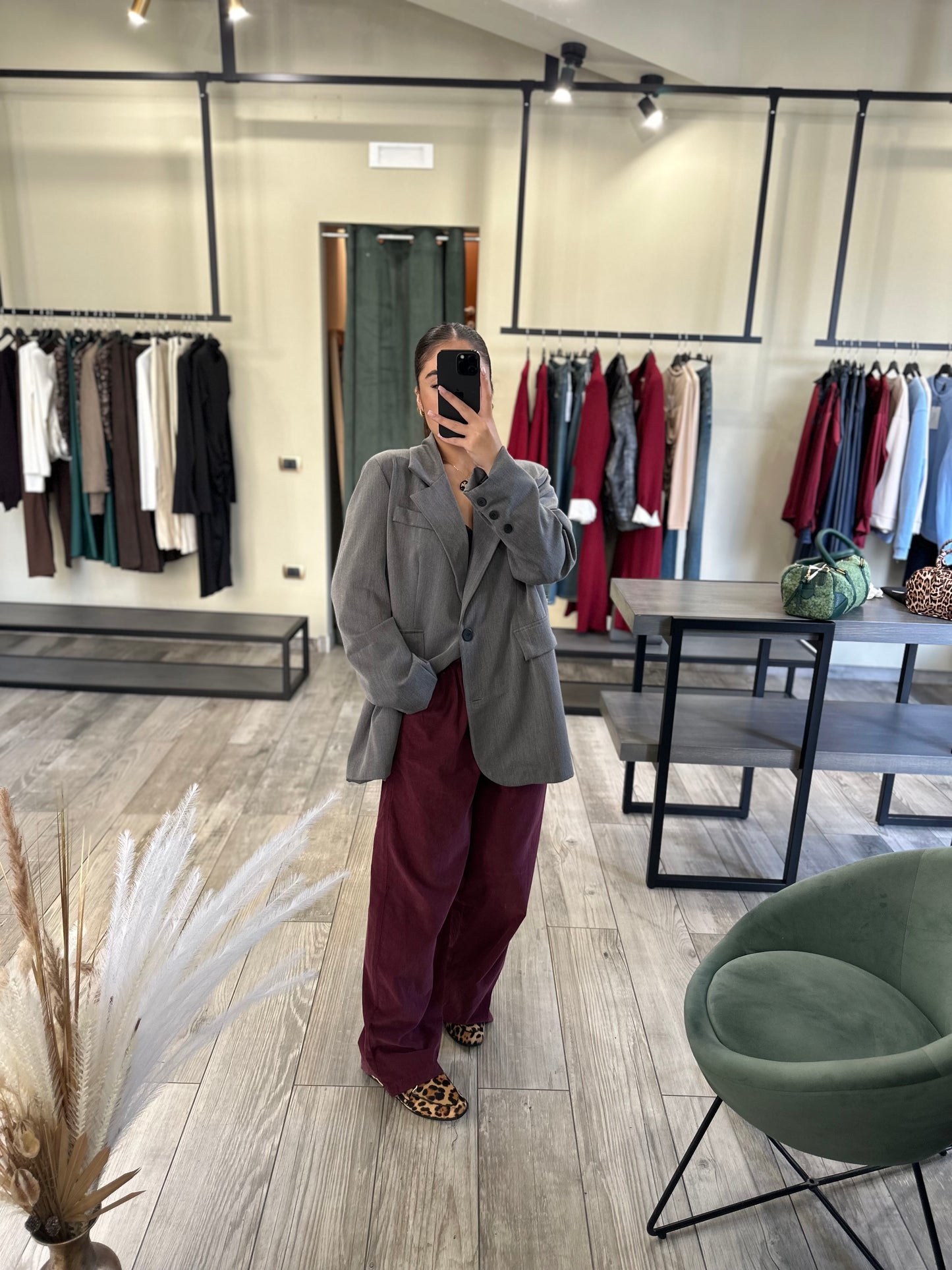 PANTALONE KIM (bordeaux)