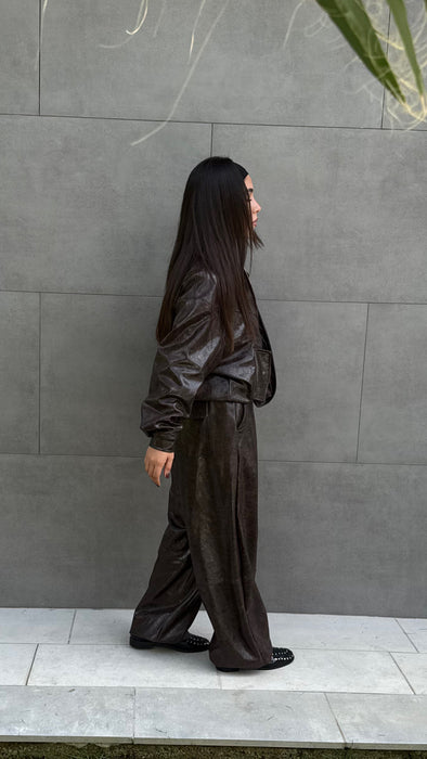 PANTALONE ECO-PELLE LUMINA
