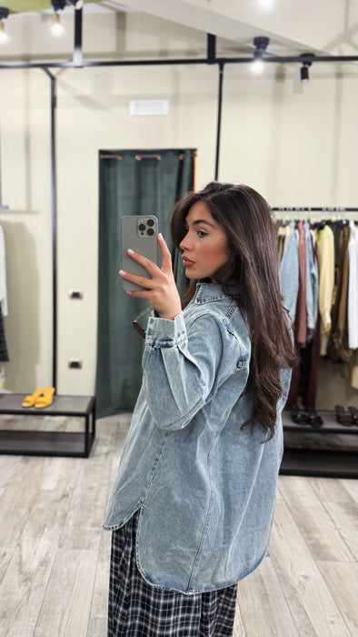 CAMICIA IN DENIM JADE