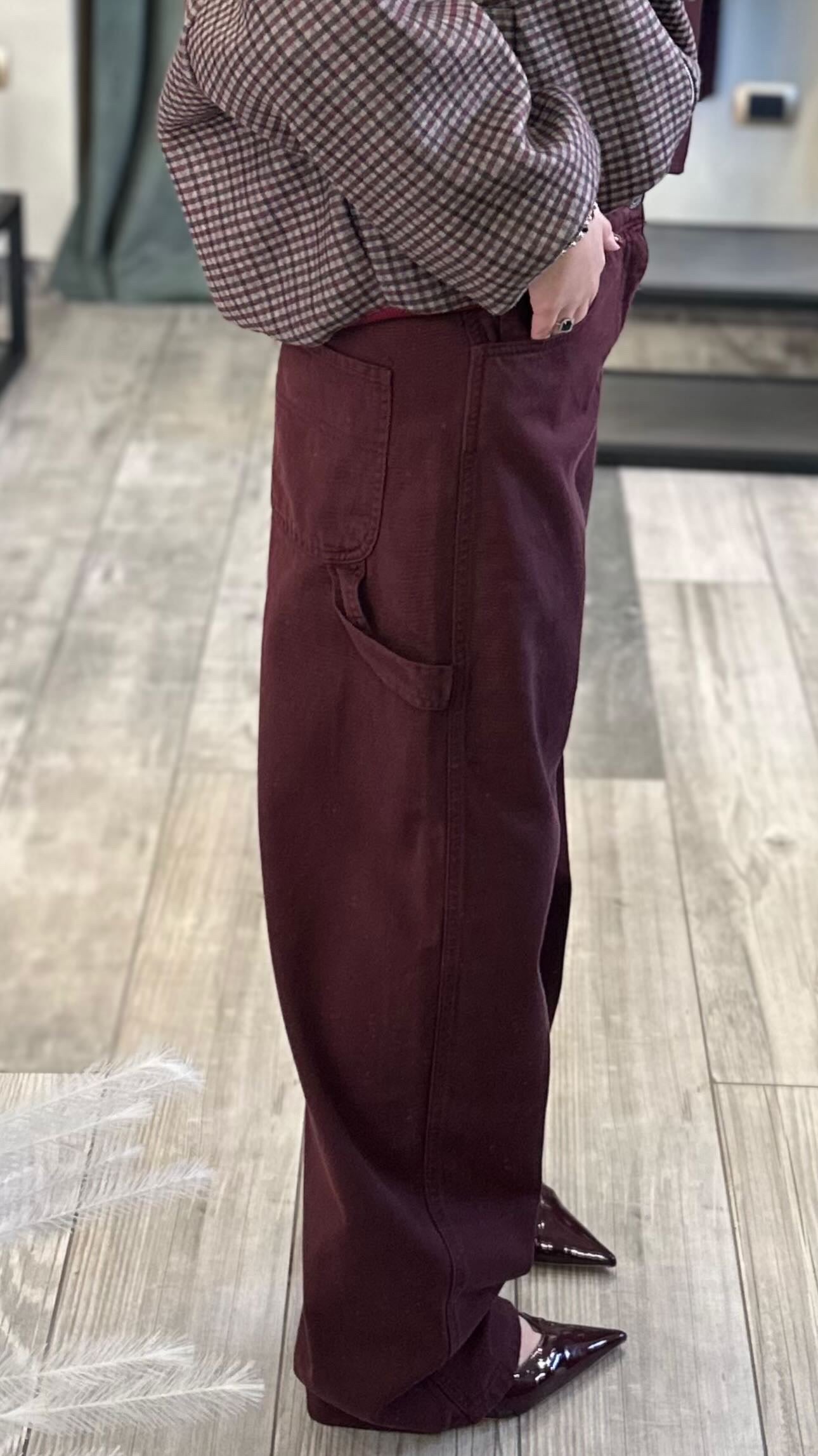 DENIM CHLOÈ (bordeaux )