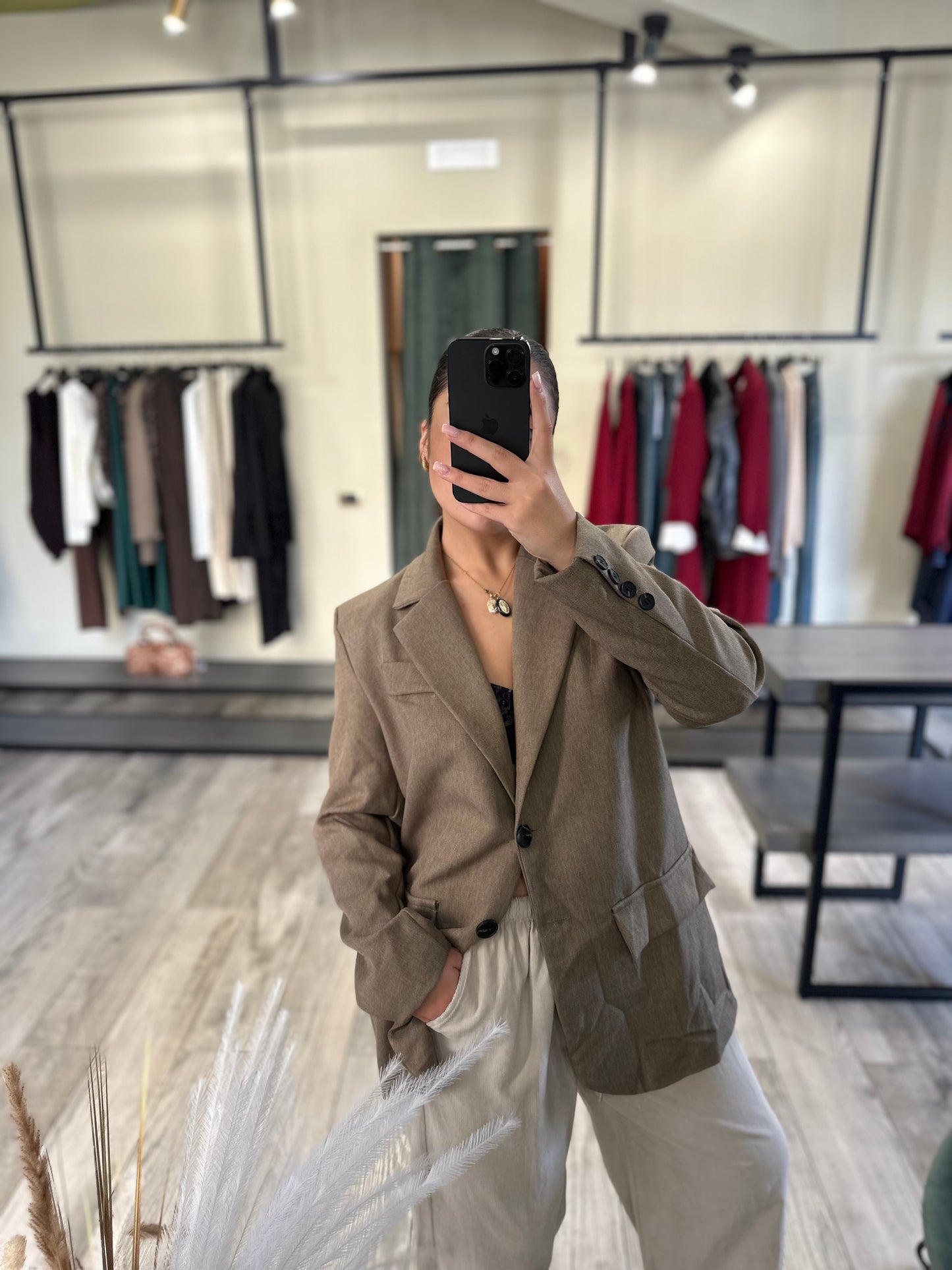 BLAZER OVERSIZE (beige)