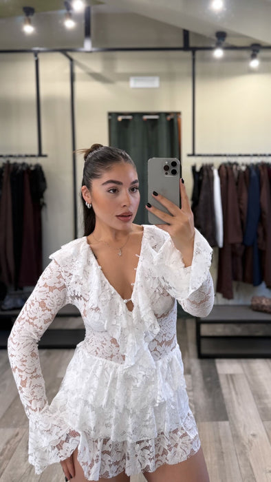 DRESS WHITE LEO - 7545